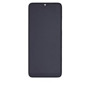 displej samsung galaxy a20s (s rámčekom, Čierna, originál)
