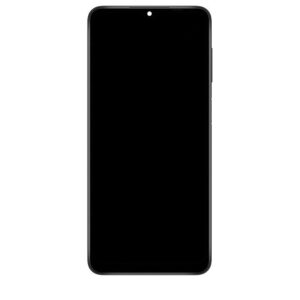 displej samsung galaxy a12 nacho (s rámčekom, Čierna, originál)