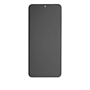 displej samsung galaxy a12 (s rámčekom, Čierna, originál)