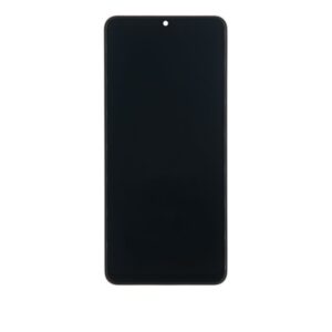 displej samsung galaxy a22 4g (s rámčekom, Čierna, originál)