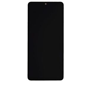 displej samsung galaxy a42 5g (s rámčekom, Čierna, originál)