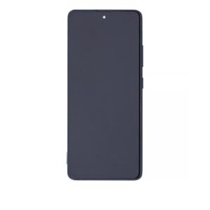displej samsung galaxy a51 5g (s rámčekom, Čierna, originál)