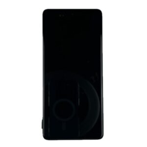 displej samsung galaxy a71 (s rámčekom, Čierna, originál)