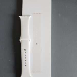 apple watch – originál športový remienok 42 mm (biely)
