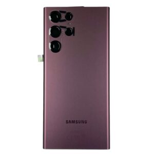 zadný kryt samsung galaxy s22 ultra (s908) (service pack) (burgundy)